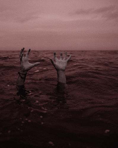 revere beach person sinking on body of water revere